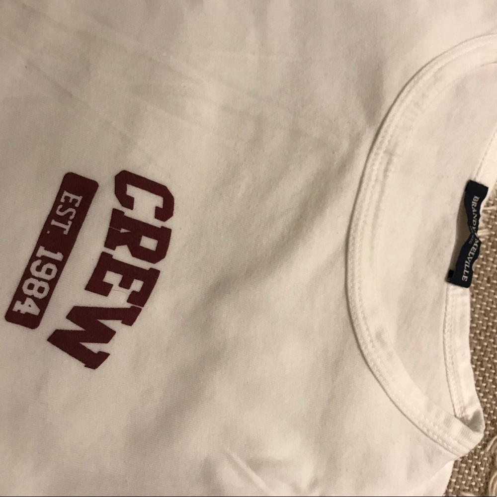 White cropped Tee